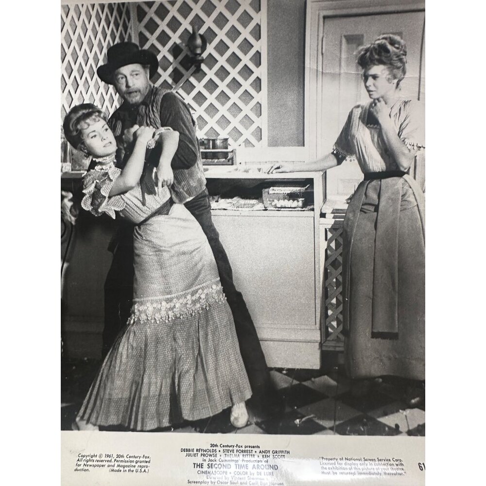 Vintage Debbie Reynolds The Second Time Around 1961 Juliet Prowse ‘Fighting Croo